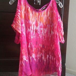 Express cold shoulder top